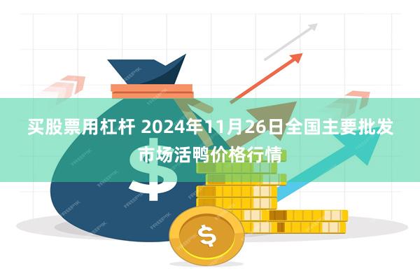 买股票用杠杆 2024年11月26日全国主要批发市场活鸭价格行情