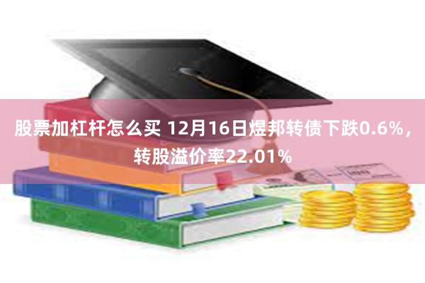 股票加杠杆怎么买 12月16日煜邦转债下跌0.6%，转股溢价率22.01%